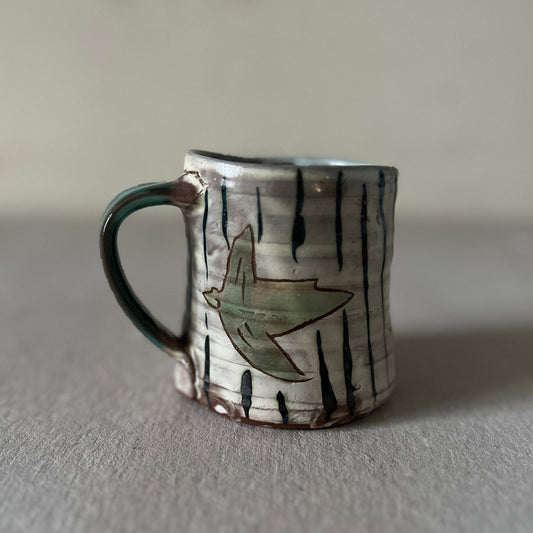 Maria Dondero Birds & stripes mug