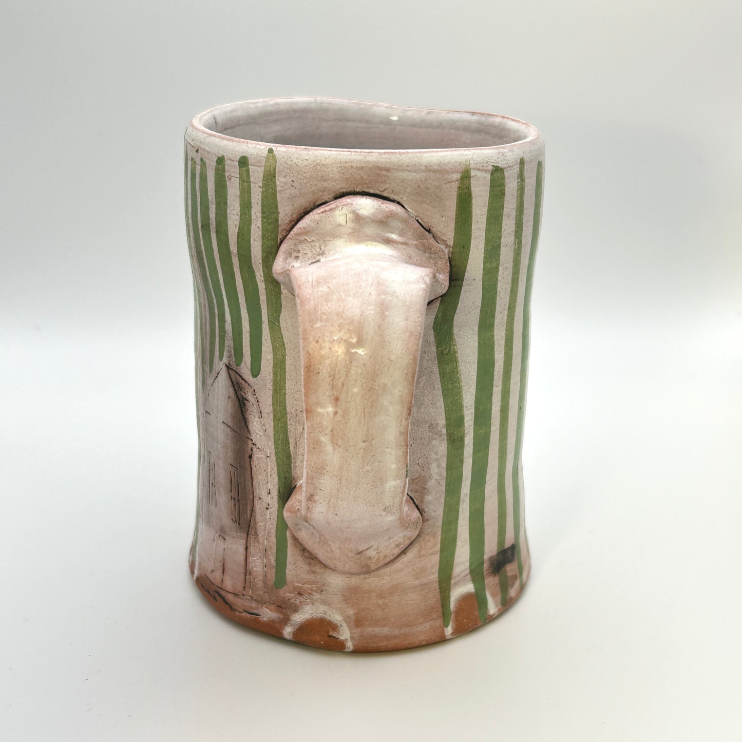 Hank Carlton Striped house Mug