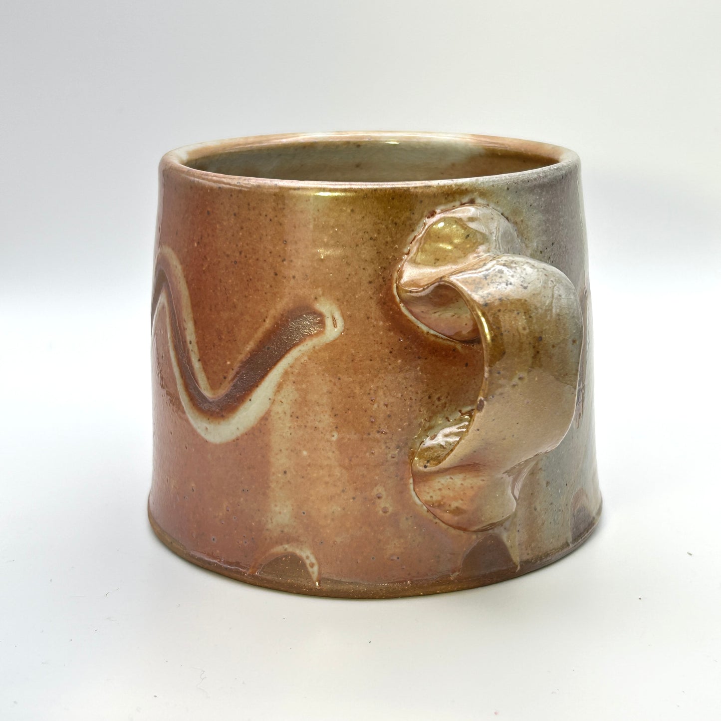 Hank Carlton Wood Fired Shino Mug