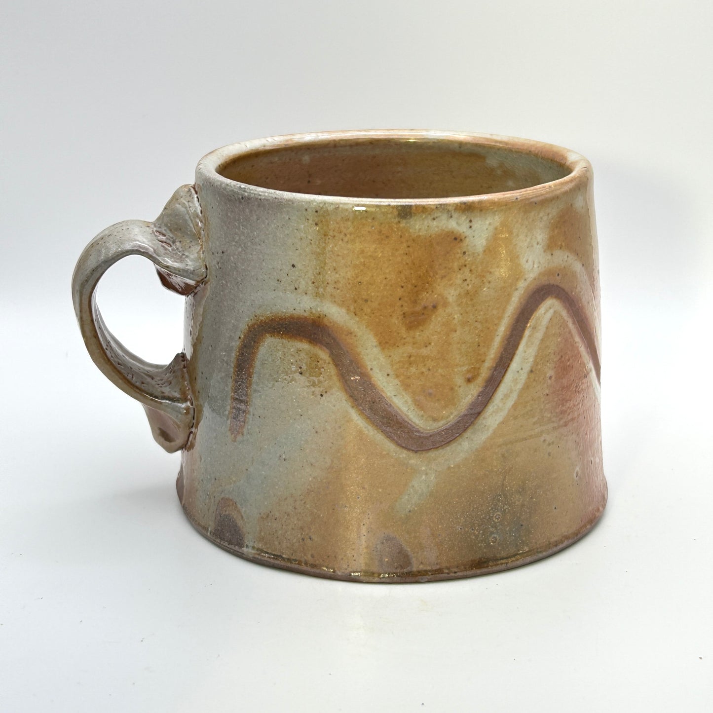 Hank Carlton Wood Fired Shino Mug