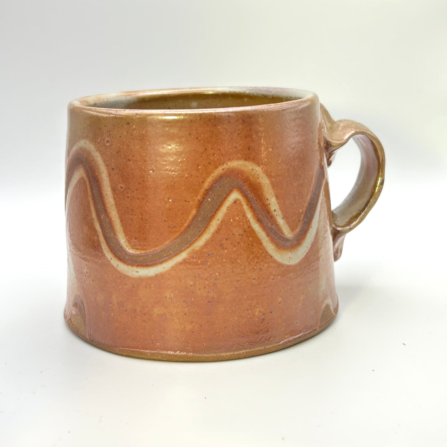 Hank Carlton Wood Fired Shino Mug