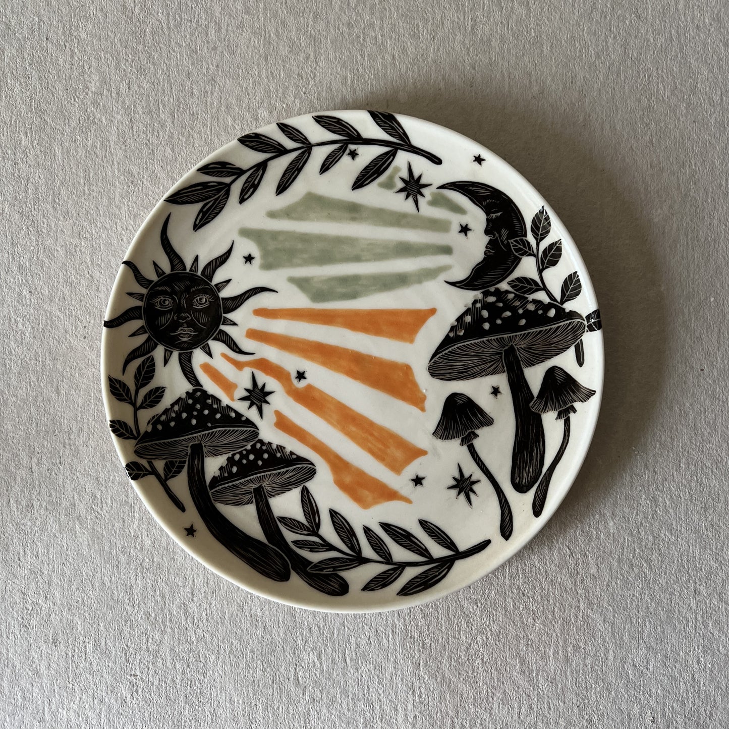 Sophie Cargill Sun and Moon Plate