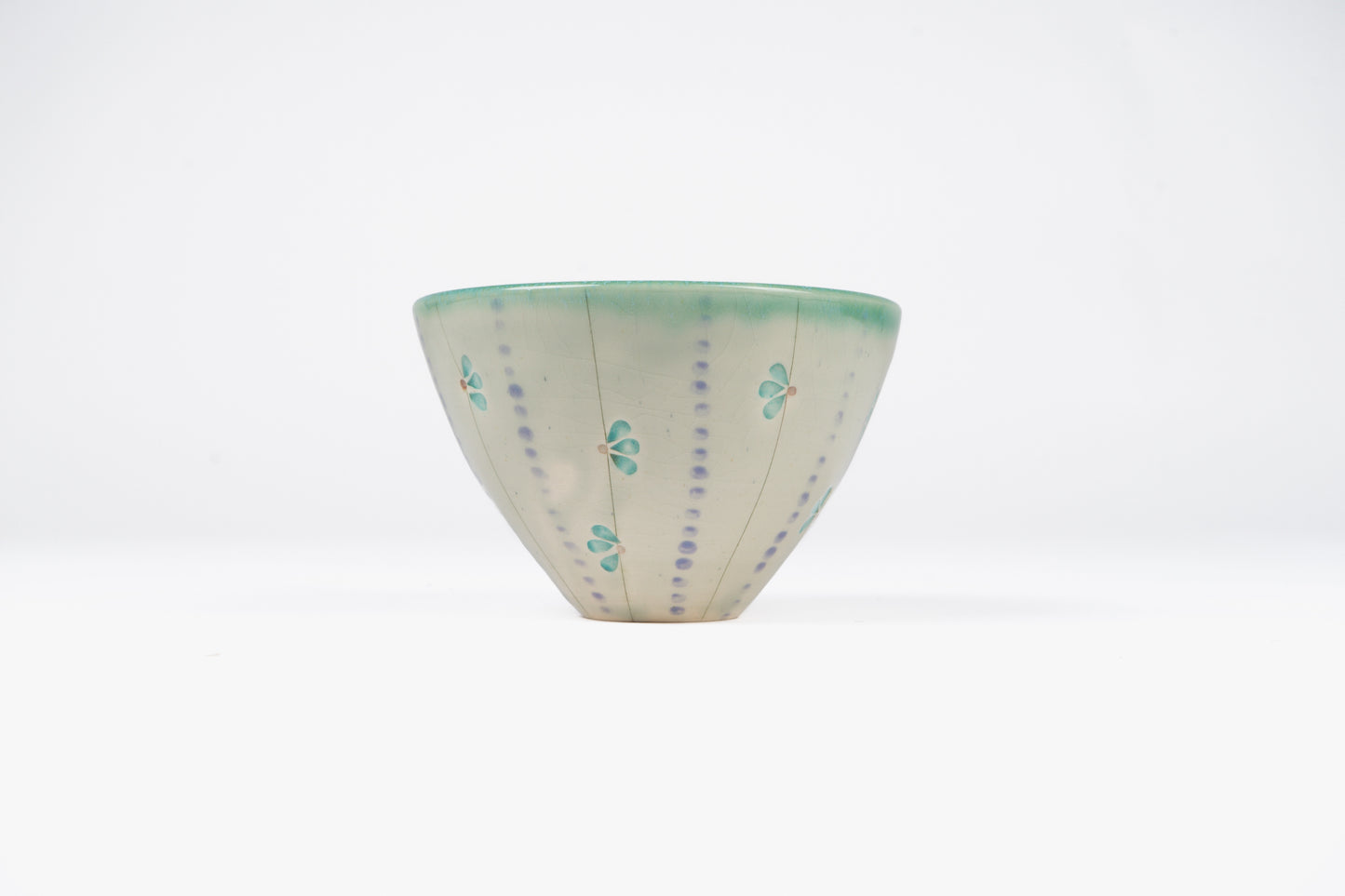 Kerry Steinberg Blue Flower Bowl