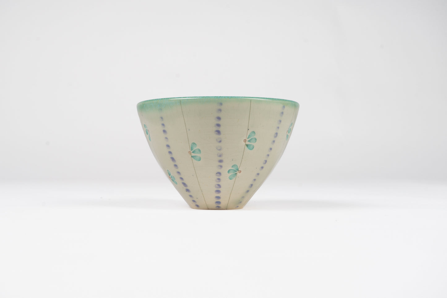 Kerry Steinberg Blue Flower Bowl