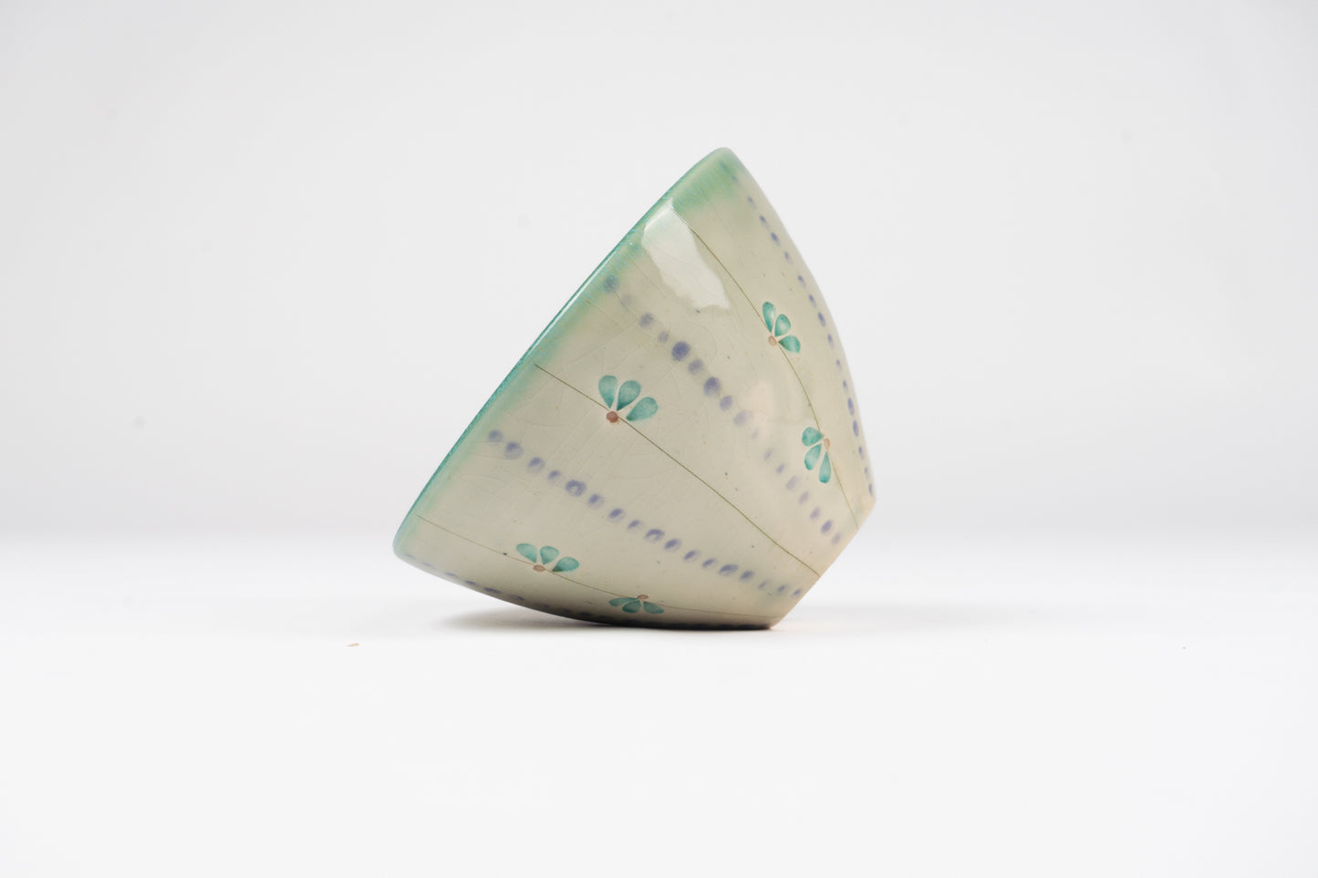 Kerry Steinberg Blue Flower Bowl