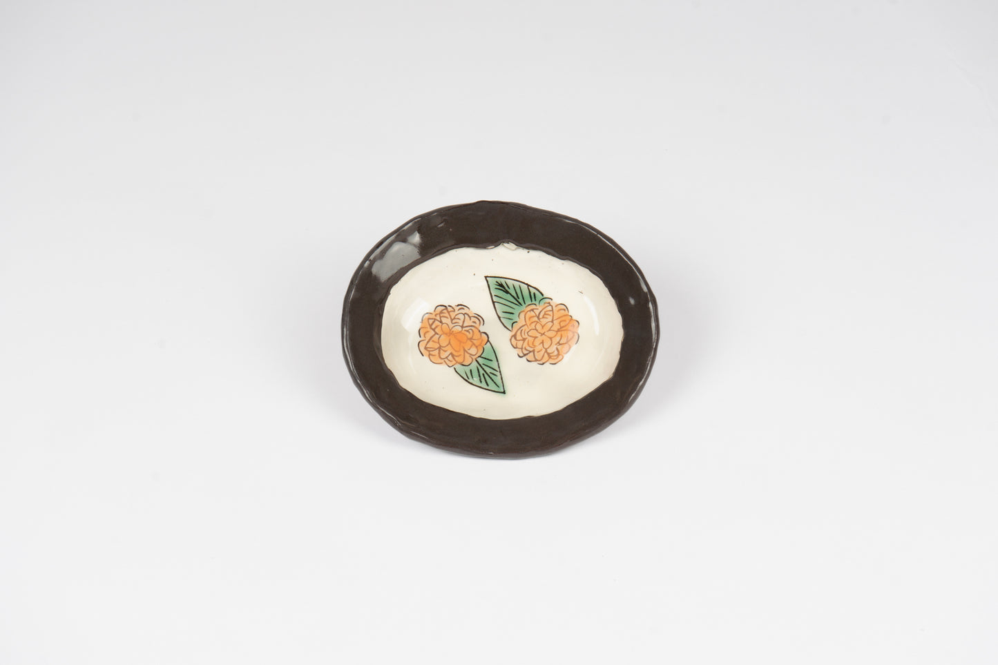 Maria Dondero Orange Flower Dish