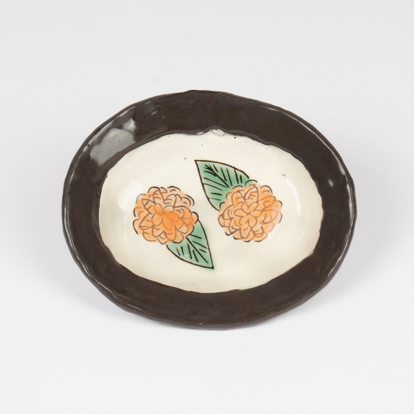 Maria Dondero Orange Flower Dish