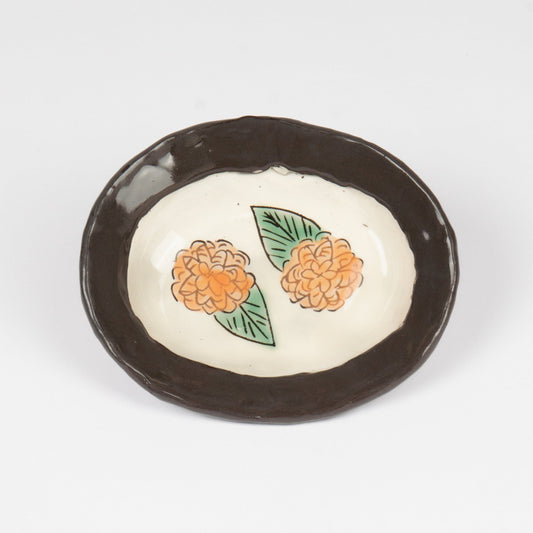 Maria Dondero Orange Flower Dish