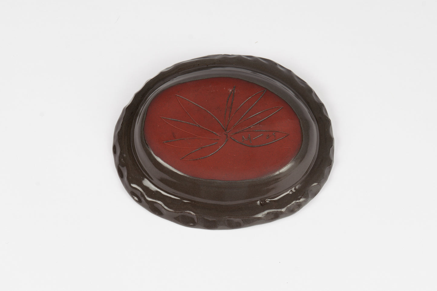 Maria Dondero Orange Flower Dish
