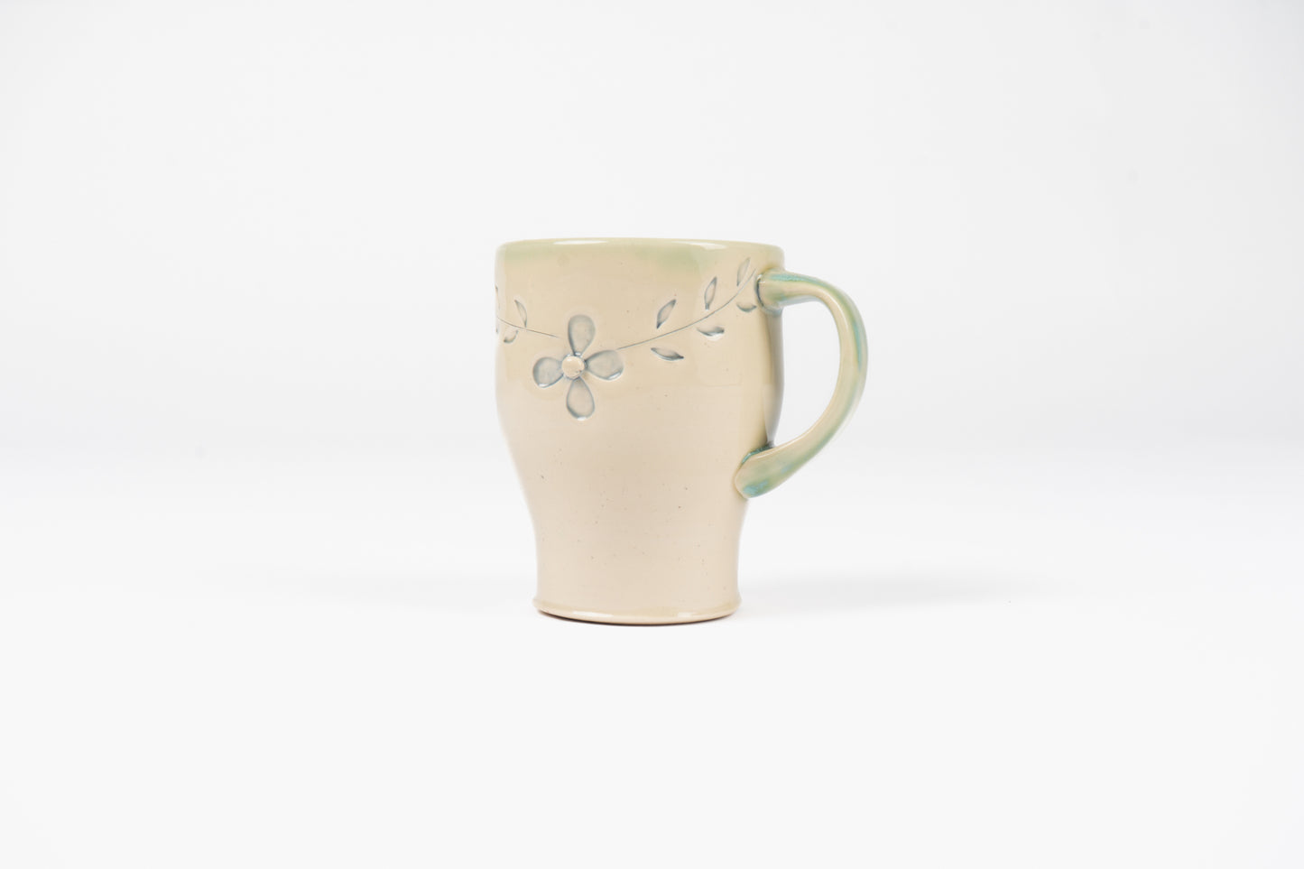 Kerry Steinberg Blue Flower Mug
