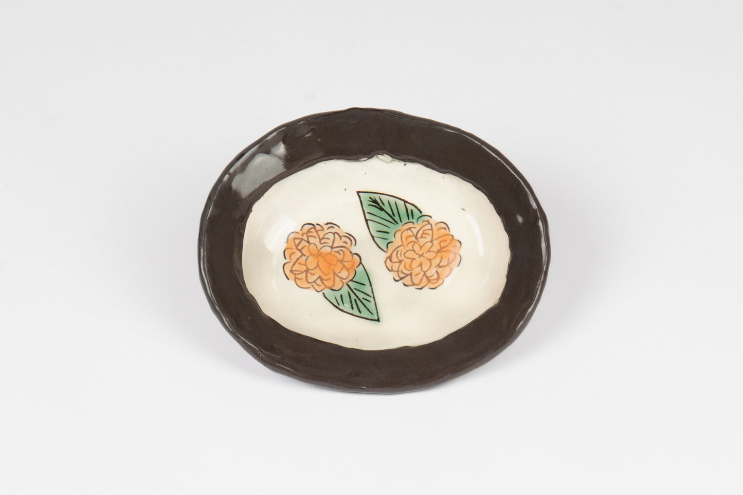 Maria Dondero Orange Flower Dish