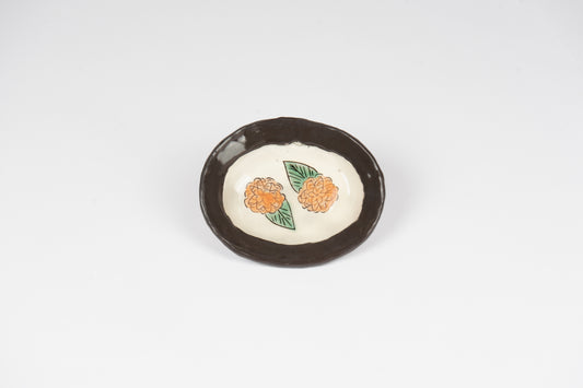 Maria Dondero Orange Flower Dish