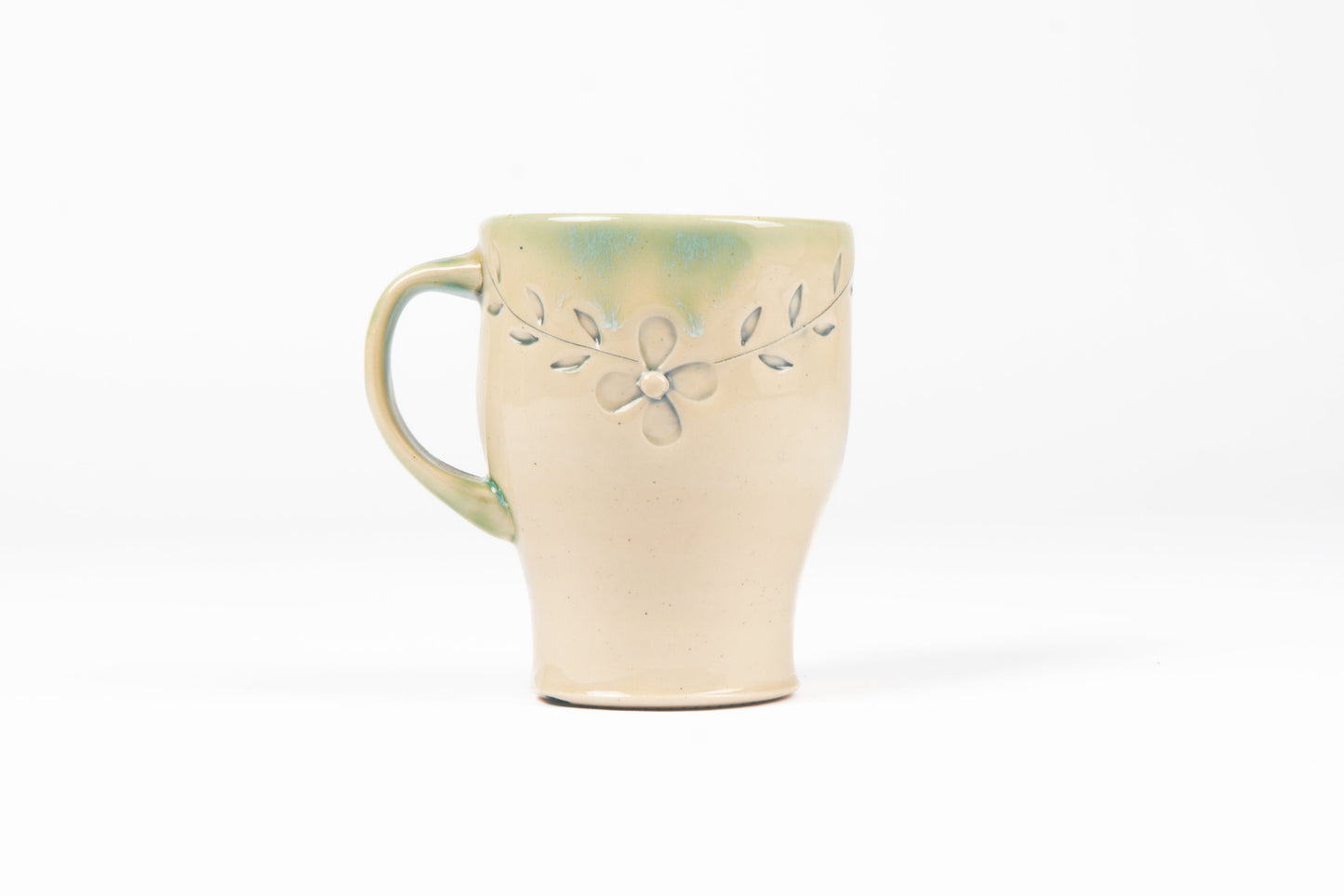 Kerry Steinberg Blue Flower Mug