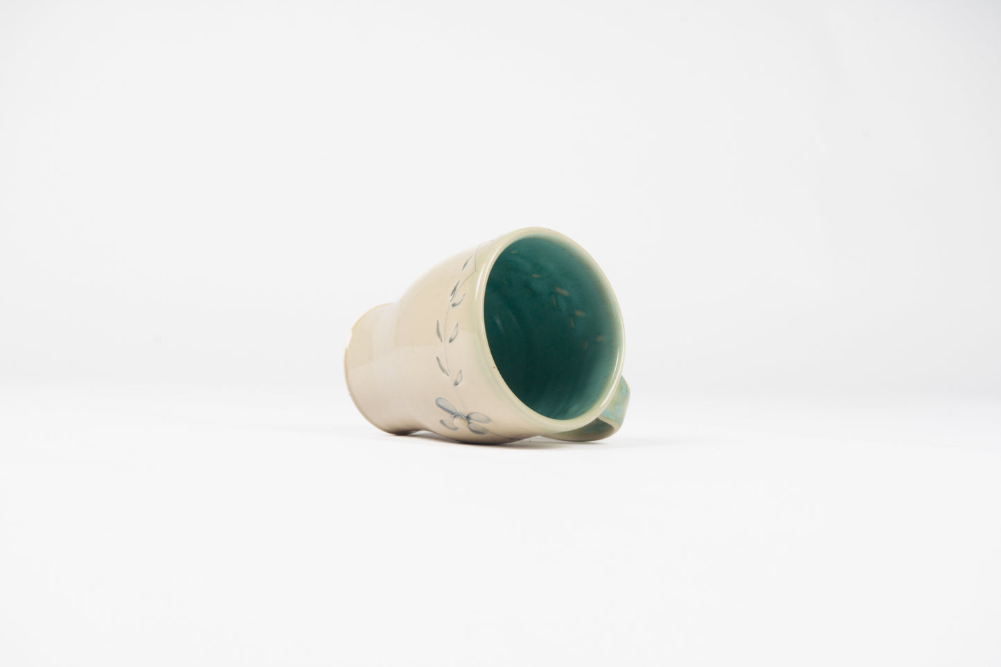 Kerry Steinberg Blue Flower Mug